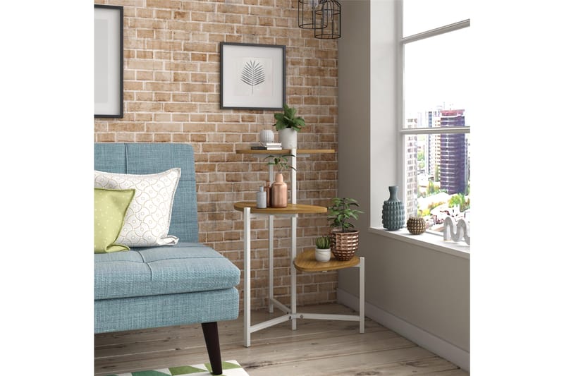 Genadi Frittstående hylleplan - Hvit - Oppbevaring - Hyller - Hylleplan & hyllekonsoll