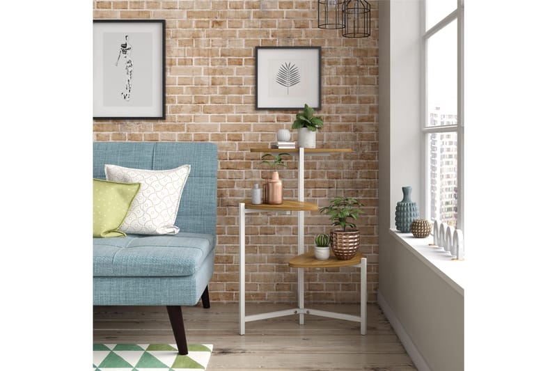 Genadi Frittstående hylleplan - Hvit - Oppbevaring - Hyller - Hylleplan & hyllekonsoll