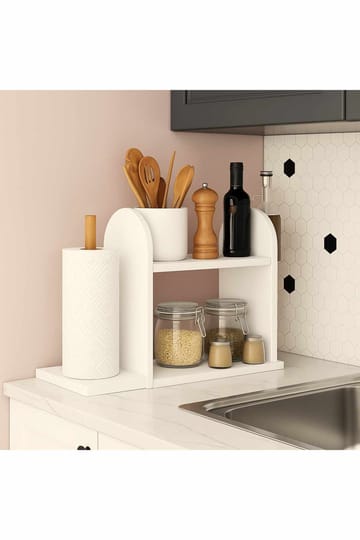 Kjøkkenhylle Hanah Home Peka Kitchen (45 x 36,8 x 17 cm) Hvit - Hvit - Hus & oppussing - Kjøkken & bad - Kjøkken & vaskerom - Kjøkkeninnredning - Kjøkkenhylle