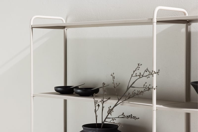 Lyon Tallerkenhylle 122x18 cm - Beige - Oppbevaring - Hyller - Oppbevaringshylle - Tallerkenhylle