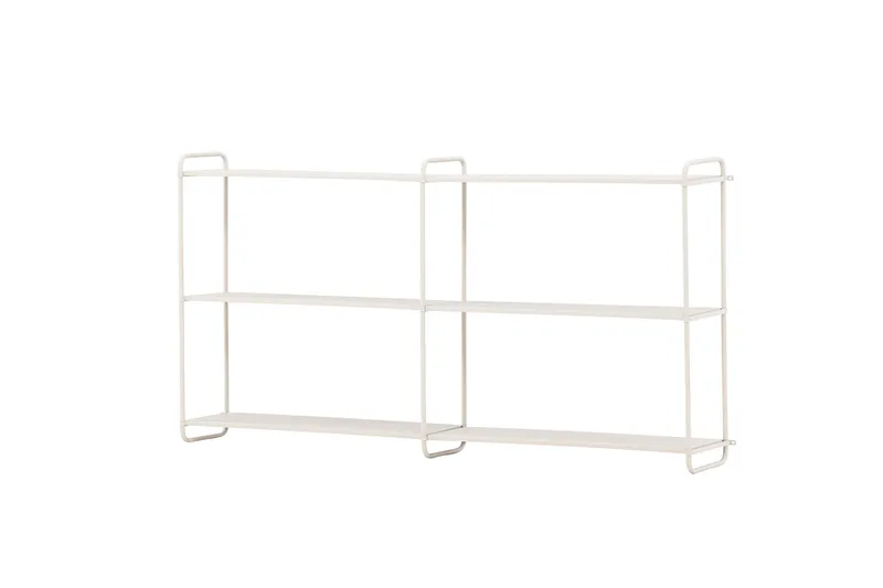 Lyon Tallerkenhylle 122x18 cm - Beige - Oppbevaring - Hyller - Oppbevaringshylle - Tallerkenhylle