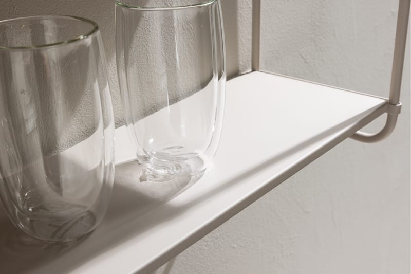 Lyon Tallerkenhylle 122x18 cm - Beige - Oppbevaring - Hyller - Oppbevaringshylle - Tallerkenhylle