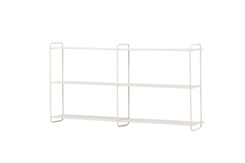 Lyon Tallerkenhylle 122x18 cm - Beige - Oppbevaring - Hyller - Oppbevaringshylle - Tallerkenhylle
