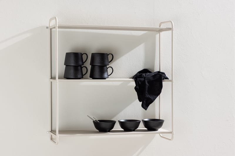 Lyon Tallerkenhylle 62x18 cm - Beige - Oppbevaring - Hyller - Oppbevaringshylle - Tallerkenhylle