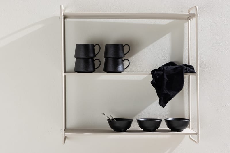 Lyon Tallerkenhylle 62x18 cm - Beige - Oppbevaring - Hyller - Oppbevaringshylle - Tallerkenhylle