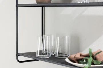 Lyon Tallerkenhylle 62x18 cm - Svart - Oppbevaring - Hyller - Oppbevaringshylle - Tallerkenhylle