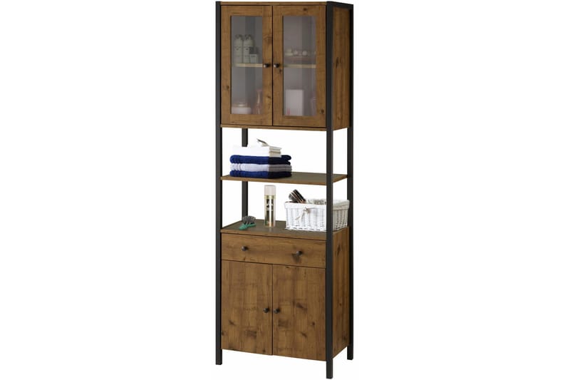 Brayden TV-skap 60x180 cm - Brun/Svart - Hus & oppussing - Kjøkken & bad - Kjøkken & vaskerom