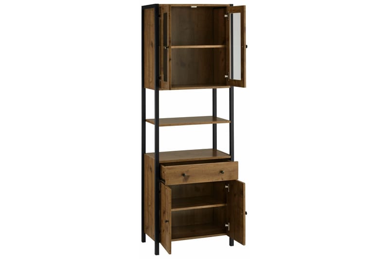Brayden TV-skap 60x180 cm - Brun/Svart - Hus & oppussing - Kjøkken & bad - Kjøkken & vaskerom