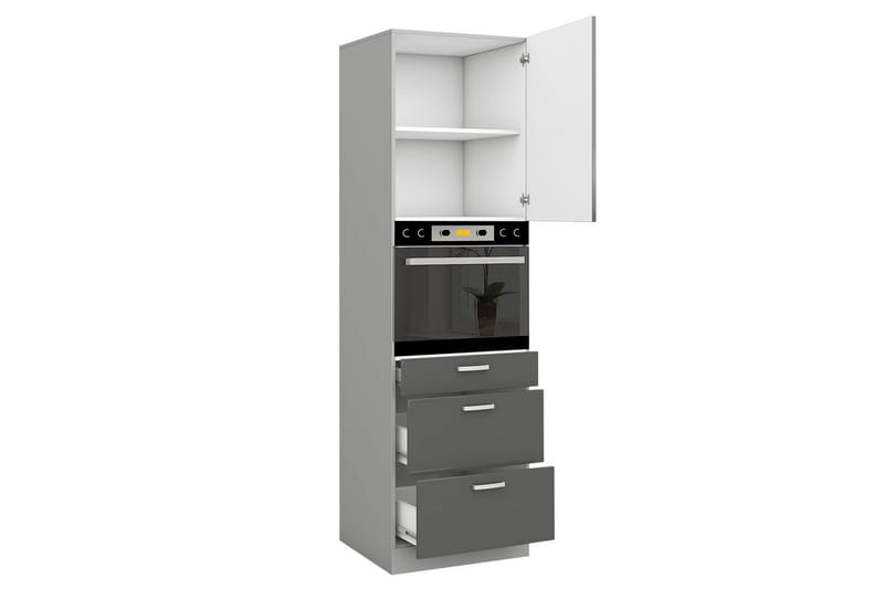 Grey Kjøkkenskap 60x57x210 cm - Kjøkkenskap - Vaskeskap