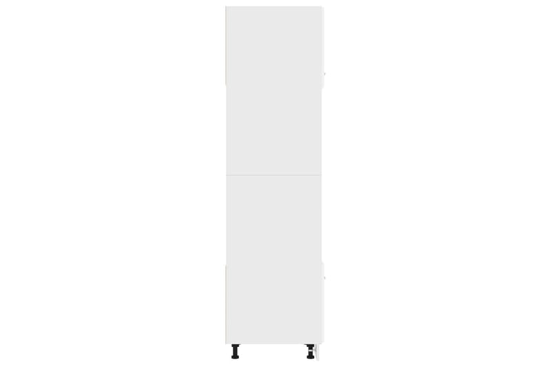 Kjøkkenskap høyskap hvit 60x57x207 cm sponplate - Hvit - Kjøkkenskap