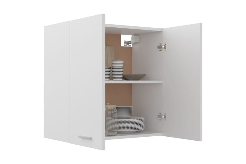 Kjøkkenskap hvit 60x31x60 cm sponplate - Hvit - Kjøkkenskap
