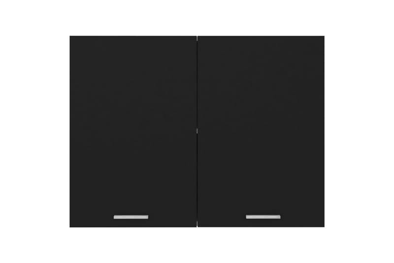Kjøkkenskap svart 80x31x60 cm sponplate - Svart - Kjøkkenskap