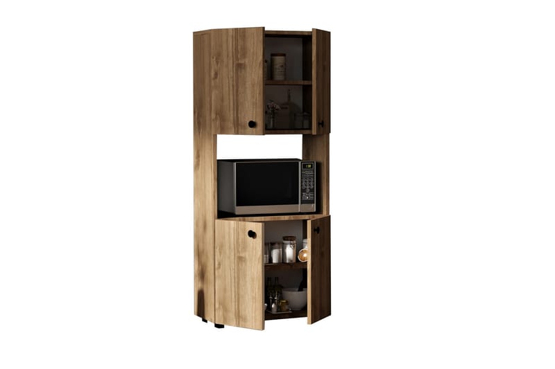 Rinorea Kjøkkenskap 60x140 cm - Brun - Kjøkkenskap