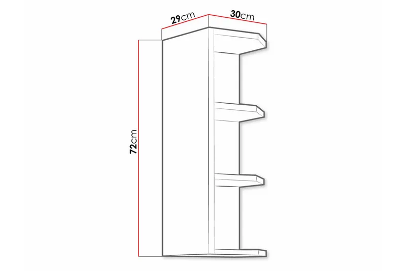 Templemore Kjøkkenskap 30 cm - Brun - Hus & oppussing - Kjøkken & bad - Kjøkken & vaskerom