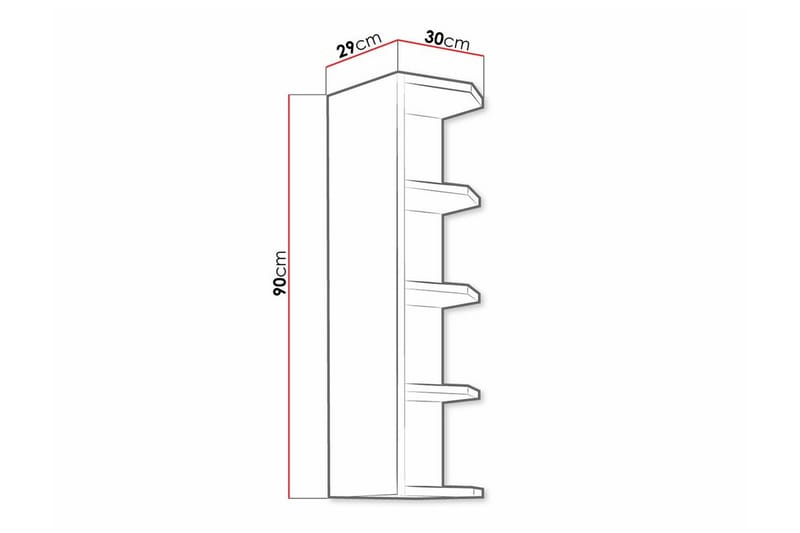 Templemore Kjøkkenskap 30 cm - Brun - Hus & oppussing - Kjøkken & bad - Kjøkken & vaskerom
