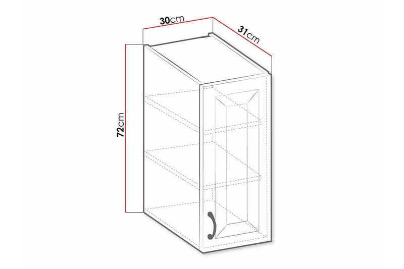Templemore Kjøkkenskap 30 cm - Hus & oppussing - Kjøkken & bad - Kjøkken & vaskerom