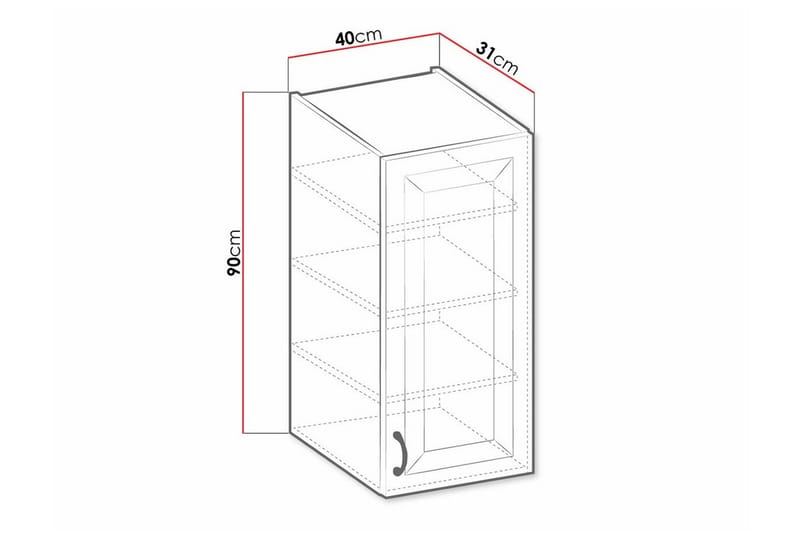 Templemore Kjøkkenskap 40 cm - Hus & oppussing - Kjøkken & bad - Kjøkken & vaskerom