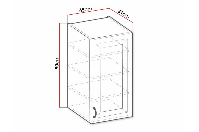 Templemore Kjøkkenskap 45 cm - Hus & oppussing - Kjøkken & bad - Kjøkken & vaskerom
