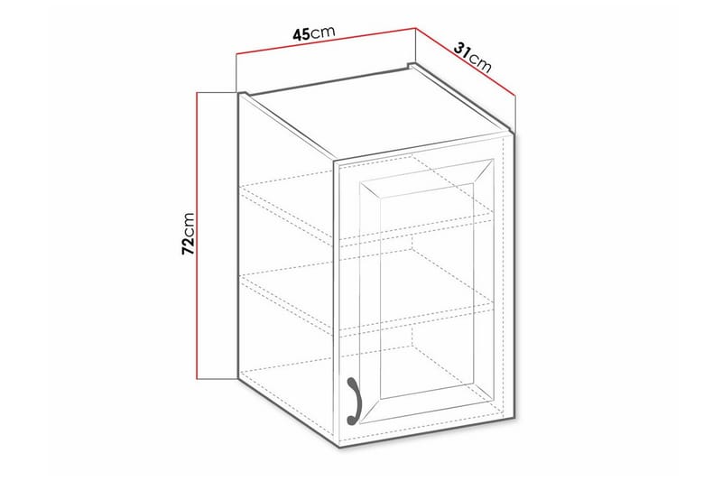 Templemore Kjøkkenskap 45 cm - Hus & oppussing - Kjøkken & bad - Kjøkken & vaskerom