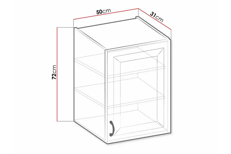 Templemore Kjøkkenskap 50 cm - Hus & oppussing - Kjøkken & bad - Kjøkken & vaskerom