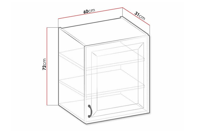 Templemore Kjøkkenskap 60 cm - Hus & oppussing - Kjøkken & bad - Kjøkken & vaskerom