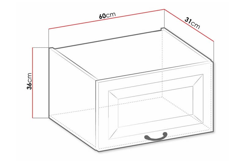 Templemore Kjøkkenskap 60 cm - Hus & oppussing - Kjøkken & bad - Kjøkken & vaskerom