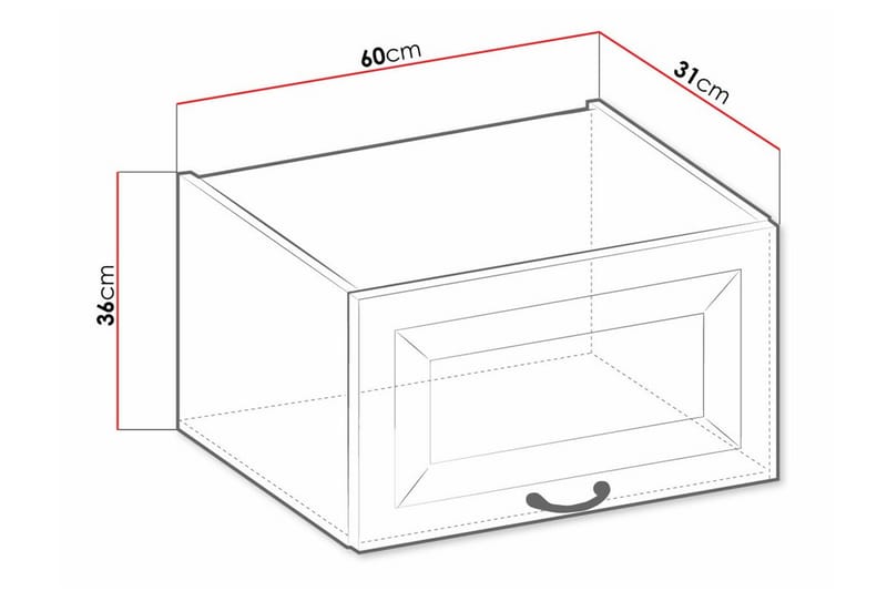 Templemore Kjøkkenskap 60 cm - Hus & oppussing - Kjøkken & bad - Kjøkken & vaskerom