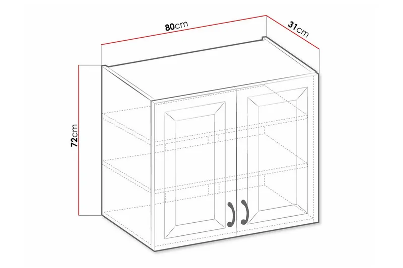 Templemore Kjøkkenskap 80 cm - Hus & oppussing - Kjøkken & bad - Kjøkken & vaskerom