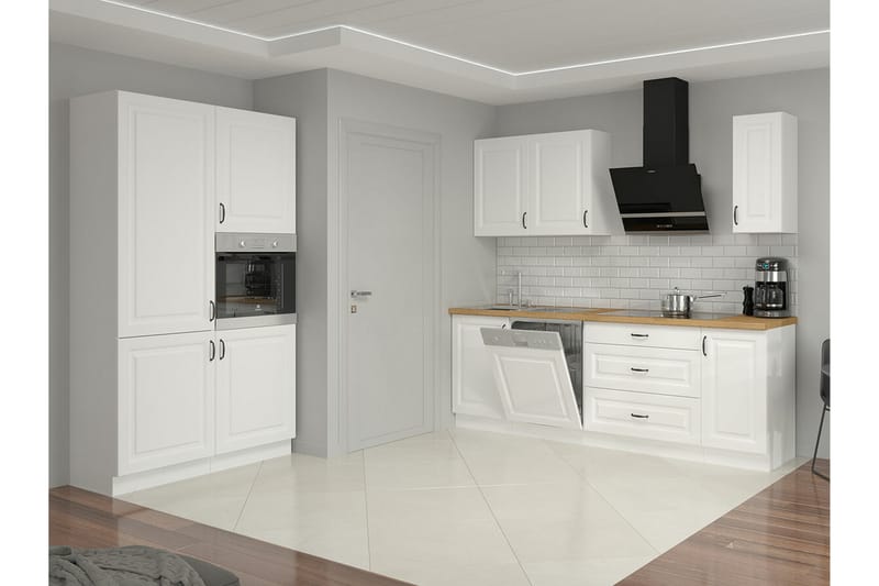Templemore Kjøkkenskap 40 cm - Hvit - Kjøkkenskap
