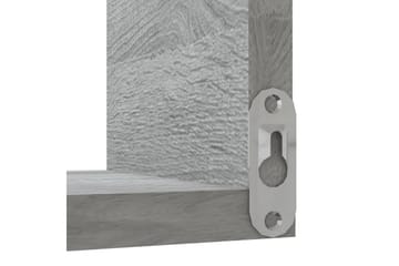 Vegg hjørnehyller 2 stk grå sonoma 40x40x50 cm konstruert tr - Grå - Oppbevaring - Hyller - Hjørnehylle