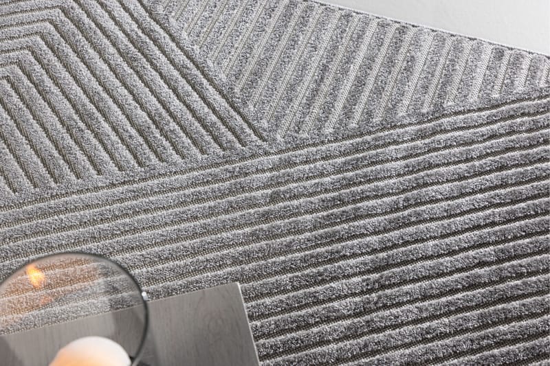 Aron Plastmatte 240x340 cm - Grå - Tekstiler - Tepper & Matter - Utendørstepper - Plasttepper