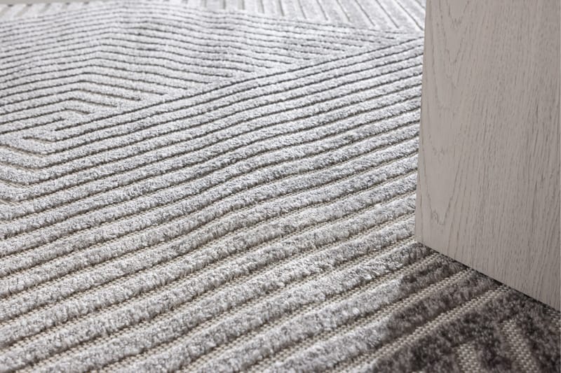 Aron Plastmatte 160x230 cm - Grå - Tekstiler - Tepper & Matter - Utendørstepper - Plasttepper