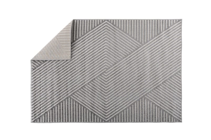 Aron Plastmatte 160x230 cm - Grå - Tekstiler - Tepper & Matter - Utendørstepper - Plasttepper