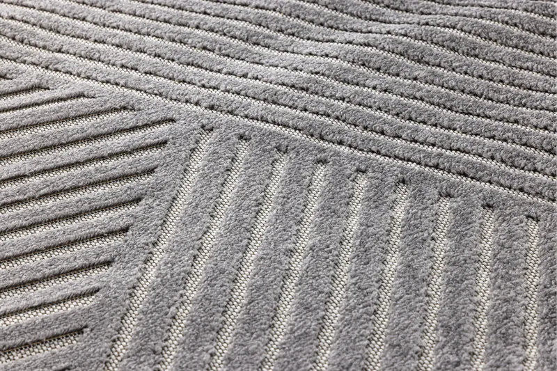 Aron Plastmatte 200x290 cm - Grå - Tekstiler - Tepper & Matter - Utendørstepper - Plasttepper