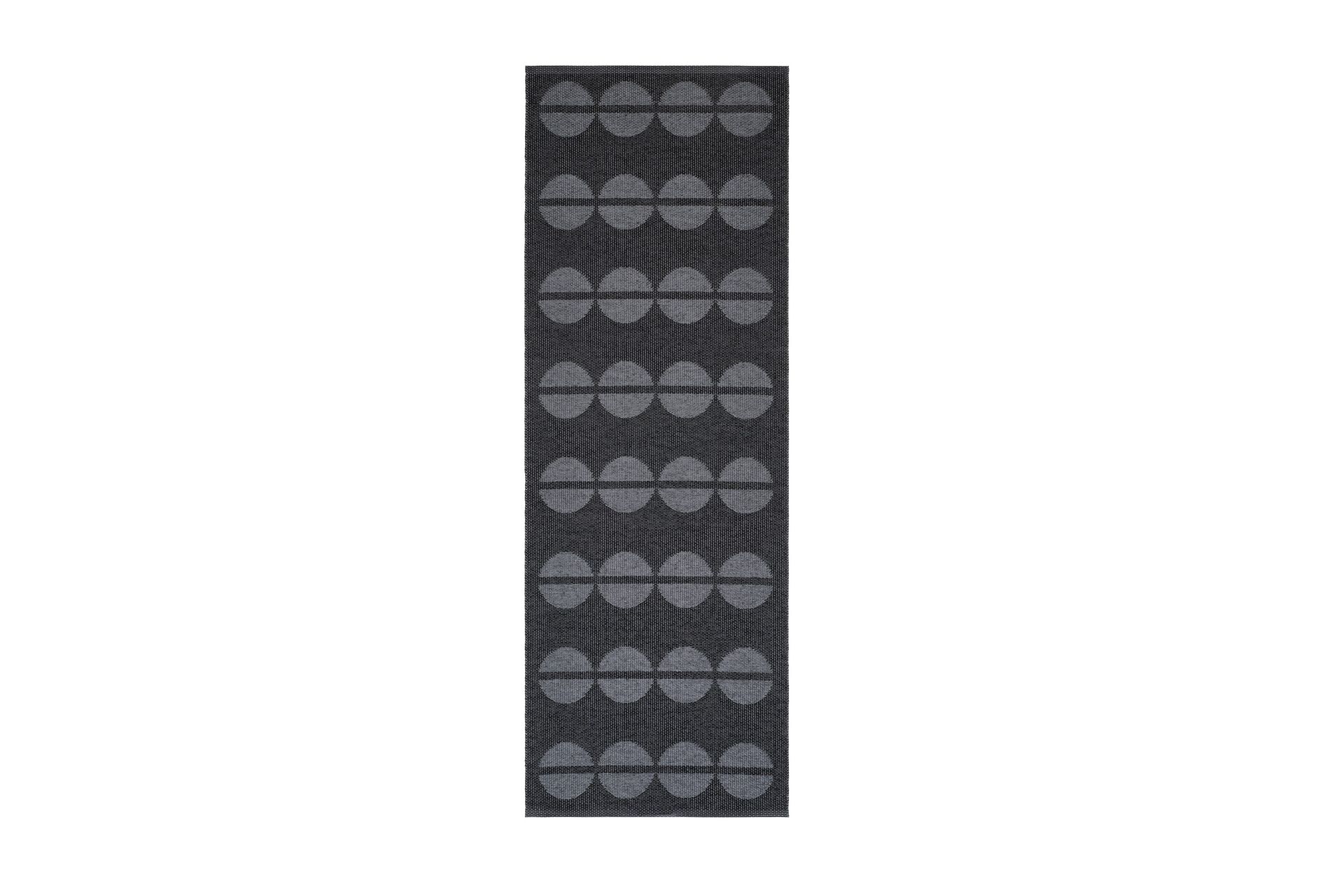 Bastian Plastteppe 70x250 cm Rektangulært Vendbart - Antrasitt - Tekstiler - Tepper & Matter - Utendørstepper - Plasttepper