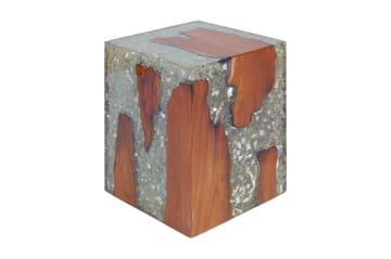 Krakk heltre teak og harpiks - Møbler - Stoler & lenestoler - Krakk