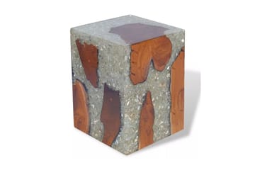 Krakk heltre teak og harpiks - Møbler - Stoler & lenestoler - Krakk