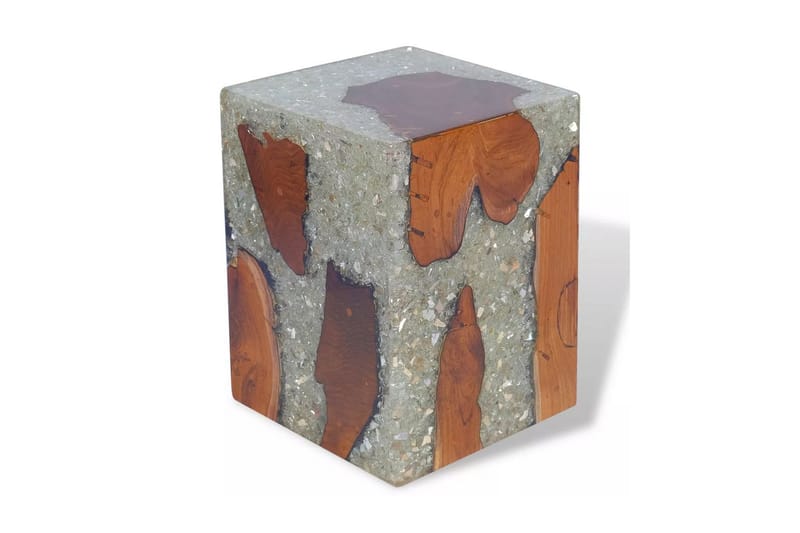 Krakk heltre teak og harpiks - Møbler - Stoler & lenestoler - Krakk