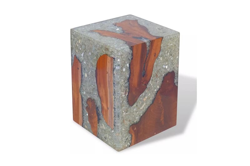 Krakk heltre teak og harpiks - Møbler - Stoler & lenestoler - Krakk