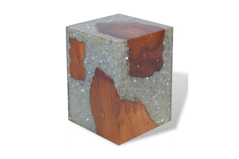 Krakk heltre teak og harpiks - Møbler - Stoler & lenestoler - Krakk