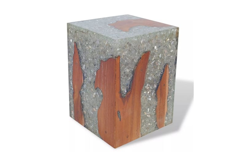 Krakk heltre teak og harpiks - Møbler - Stoler & lenestoler - Krakk