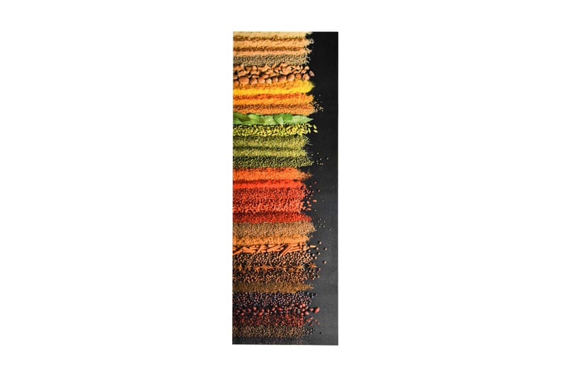 Kjøkkenteppe vaskbart Spice 60x300 cm - Flerfarget - Kjøkkenmatte