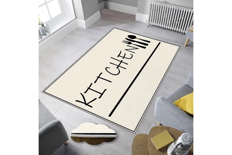 Matte (100x200) Homefesto 5 - Flerfarget - Tekstiler - Tepper & Matter - Små tepper