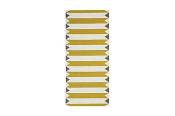 Peak Plastmatte 200x200 Vendbar PVC Gul