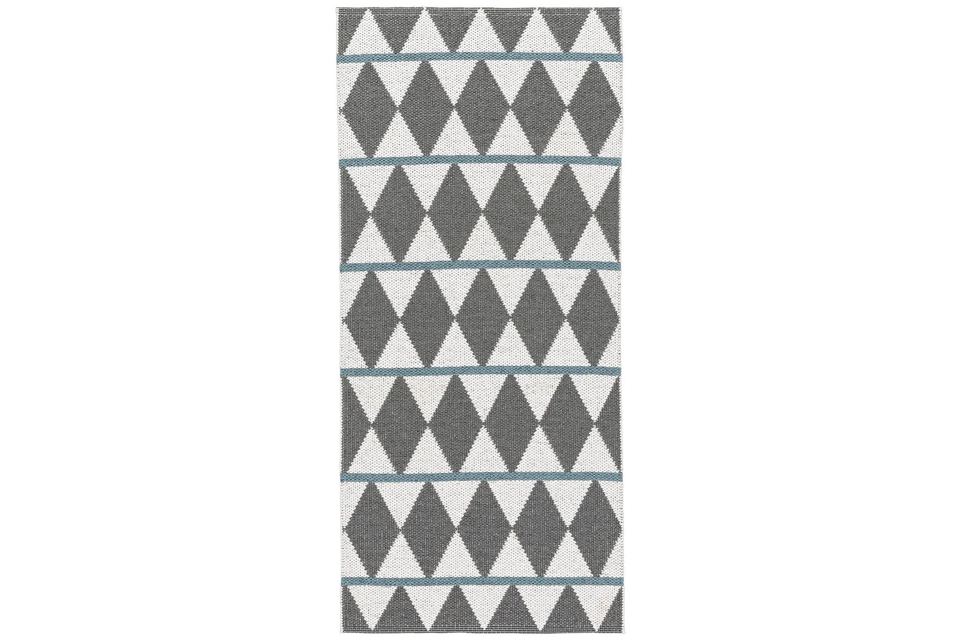 Zigge Filleteppe 70x450 cm Grå - Horredsmattan - Tekstiler - Tepper & Matter - Utendørstepper - Plasttepper