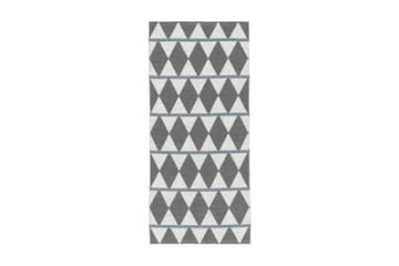 Zigge Plastmatte 70x50 Vendbar PVC Grå