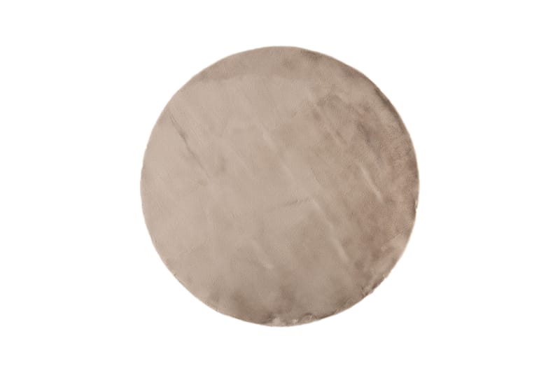 Leni Plastmatte 200 cm Rund - Beige - Tekstiler - Tepper & Matter - Utendørstepper - Plasttepper