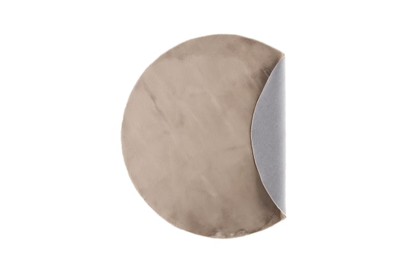 Leni Plastmatte 200 cm Rund - Beige - Tekstiler - Tepper & Matter - Utendørstepper - Plasttepper