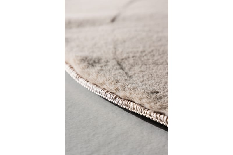 Leni Plastmatte 200 cm Rund - Beige - Tekstiler - Tepper & Matter - Utendørstepper - Plasttepper