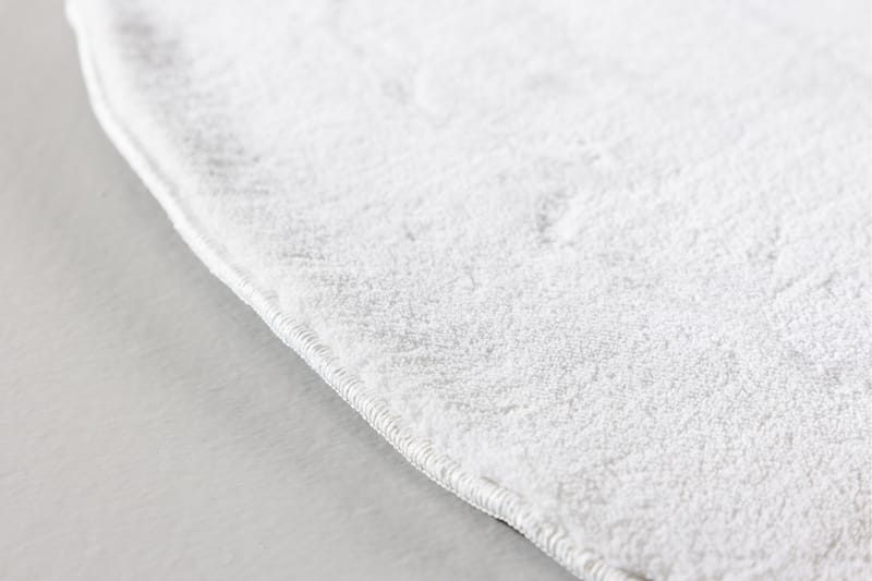 Nixie Plastmatte 200 cm Rund - Hvid - Tekstiler - Tepper & Matter - Utendørstepper - Plasttepper